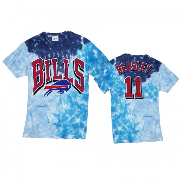 Buffalo Bills Cole Beasley Royal Tri Dye Vintage T...