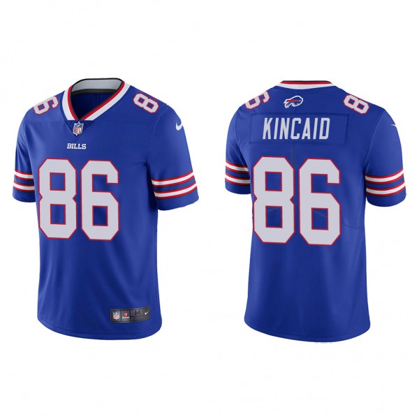 Men's Buffalo Bills Dalton Kincaid Royal 2023 NFL Draft Vapor Limited Jersey