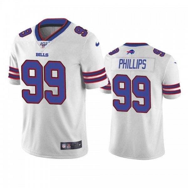 Buffalo Bills Harrison Phillips White 100th Season...
