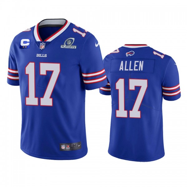 Buffalo Bills Josh Allen Royal 2020 NFL Playoffs J...