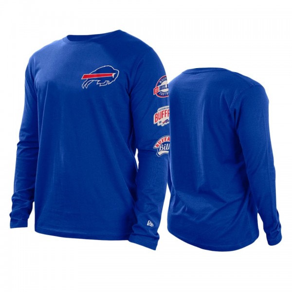 Buffalo Bills Royal Hype 2-Hit Long Sleeve T-Shirt