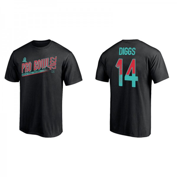 Men's Buffalo Bills Stefon Diggs Black 2022 AFC Pro Bowl T-Shirt