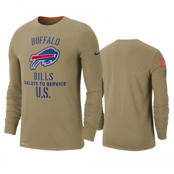 Buffalo Bills Tan 2019 Salute to Service Sideline ...