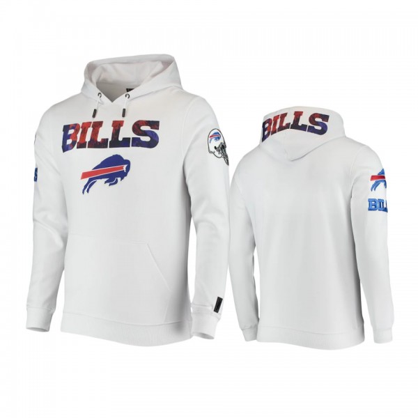 Buffalo Bills White Americana Pro Standard Hoodie