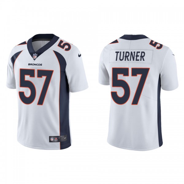 Men's Denver Broncos Billy Turner White Vapor Limi...