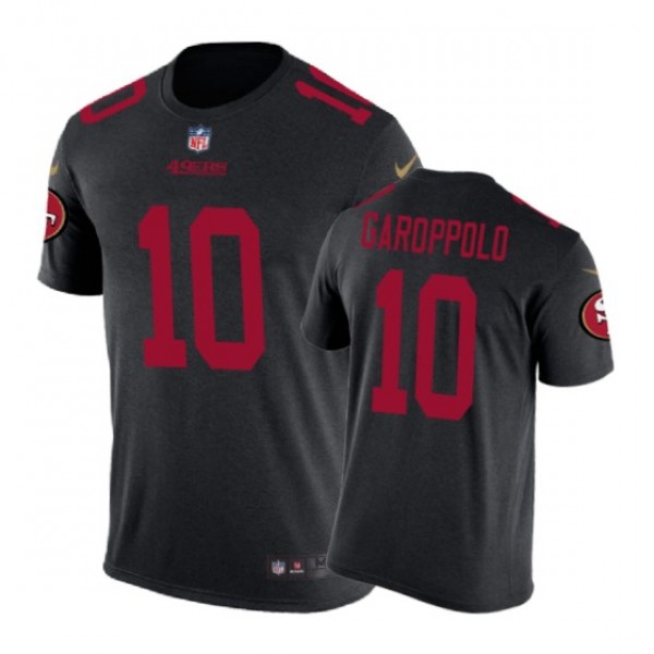 San Francisco 49ers #10 Jimmy Garoppolo Color Rush Nike T-Shirt - Men's