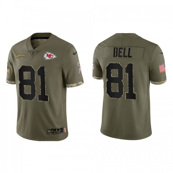 Blake Bell Kansas City Chiefs Olive 2022 Salute To...