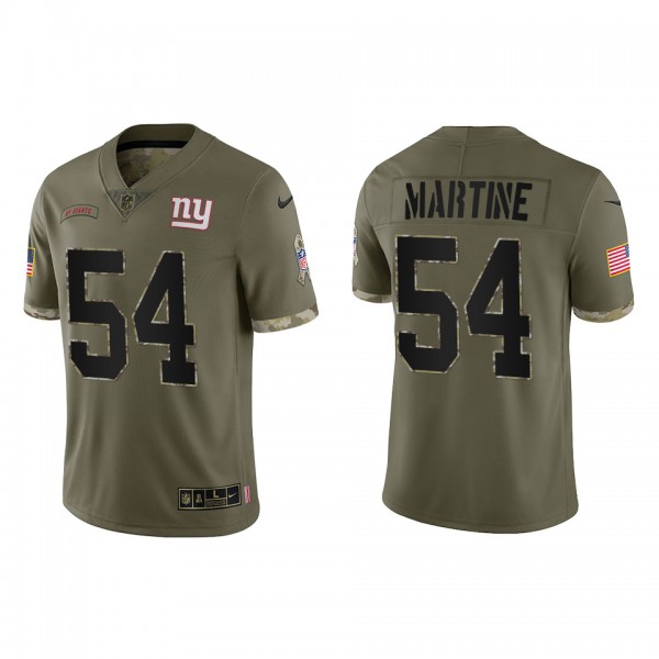 Blake Martinez New York Giants Olive 2022 Salute T...
