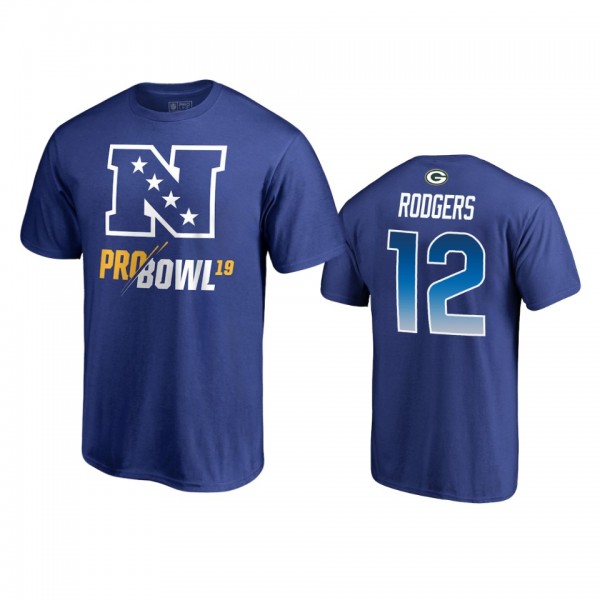 Green Bay Packers #12 Aaron Rodgers 2019 Pro Bowl ...