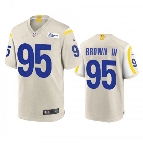 Los Angeles Rams Bobby Brown III Bone Game Jersey