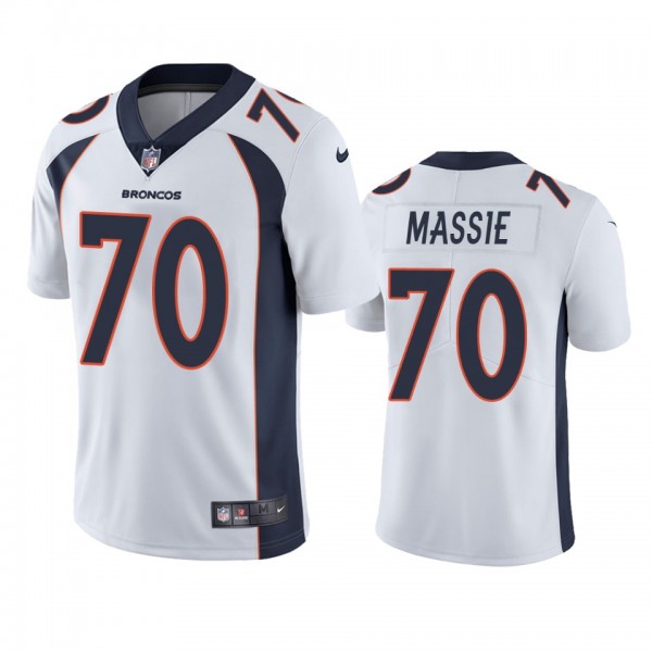 Bobby Massie Denver Broncos White Vapor Limited Je...