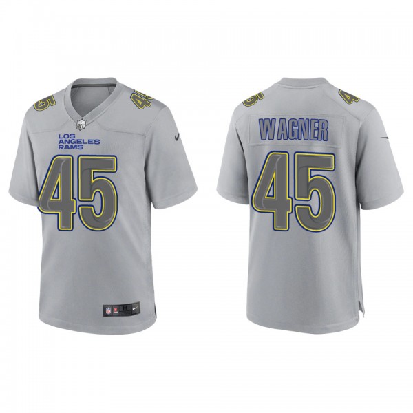 Bobby Wagner Men's Los Angeles Rams Gray Atmosphere Fashion Game Jersey