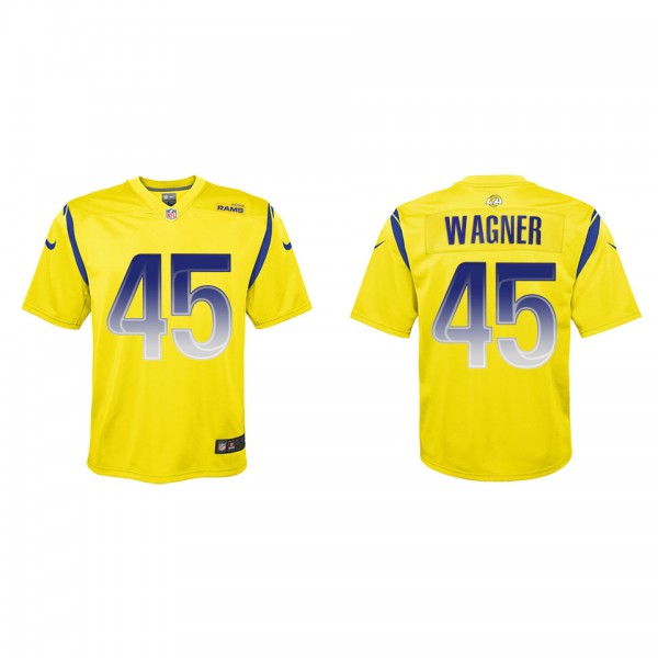 Bobby Wagner Youth Los Angeles Rams Gold Inverted ...