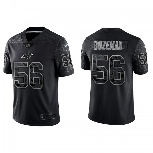 Bradley Bozeman Carolina Panthers Black Reflective...