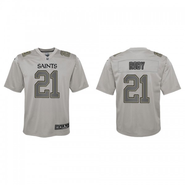 Bradley Roby Youth New Orleans Saints Gray Atmosph...