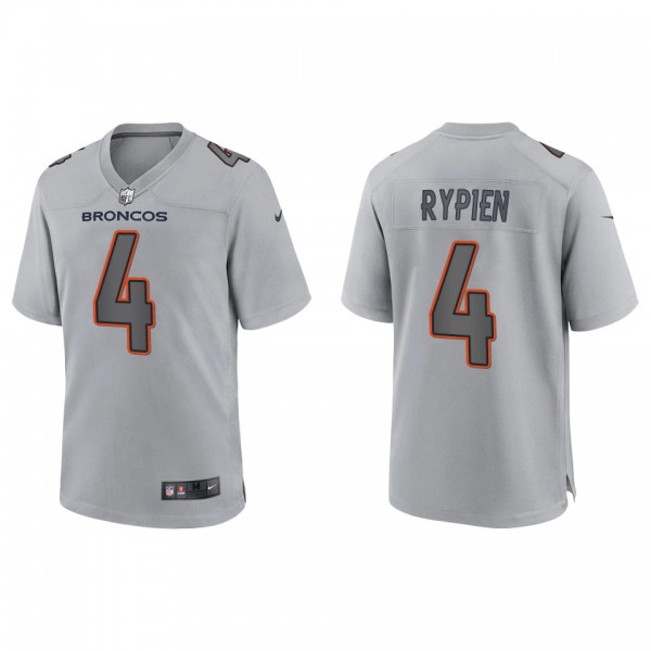 Brett Rypien Men's Denver Broncos Gray Atmosphere ...