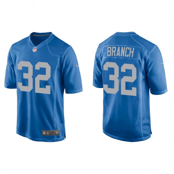 Men's Detroit Lions Brian Branch Blue 2023 NFL Dra...