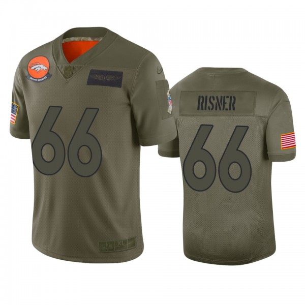 Denver Broncos Dalton Risner Camo 2019 Salute to S...