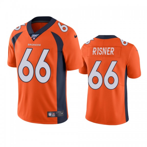 Denver Broncos Dalton Risner Orange 100th Season V...
