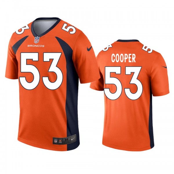 Denver Broncos Jonathon Cooper Orange Legend Jerse...