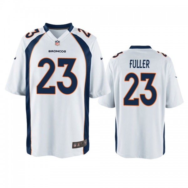 Denver Broncos Kyle Fuller White Game Jersey