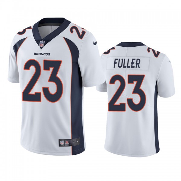 Denver Broncos Kyle Fuller White Vapor Limited Jer...