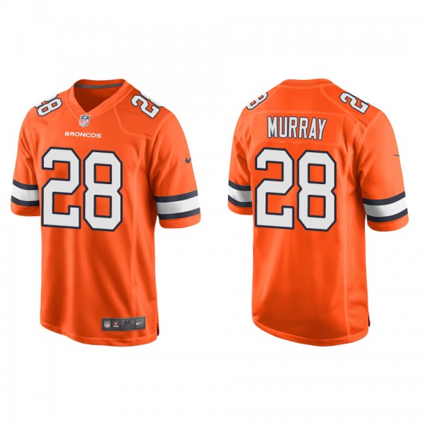 Men's Denver Broncos Latavius Murray Orange Altern...