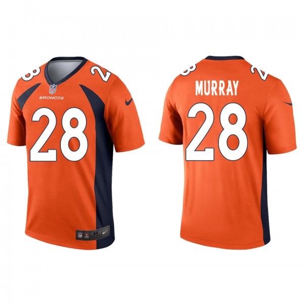 Men's Denver Broncos Latavius Murray Orange Legend...