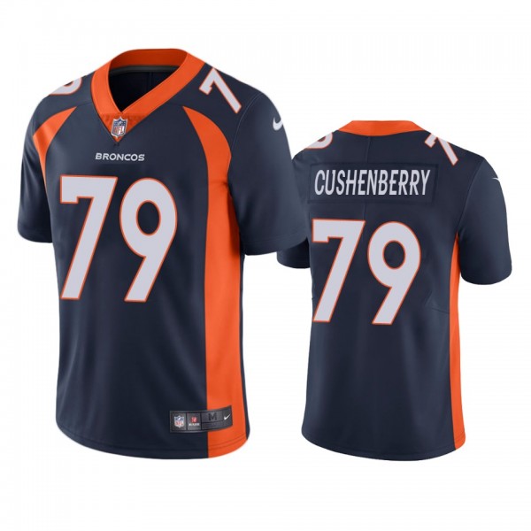 Denver Broncos Lloyd Cushenberry Navy Vapor Untouchable Limited Jersey