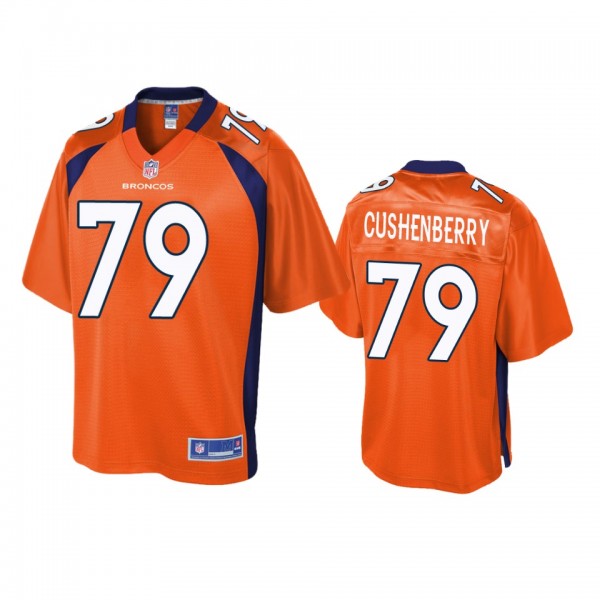 Denver Broncos Lloyd Cushenberry Orange Pro Line J...