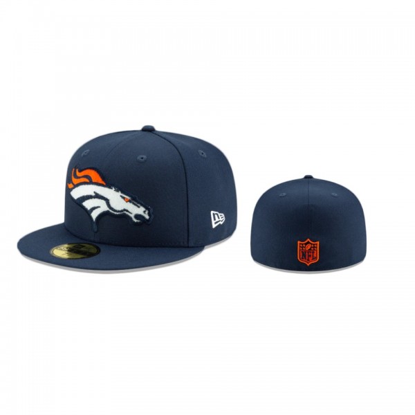 Denver Broncos Navy Crystals From Swarovski 59Fifty Fitted Hat