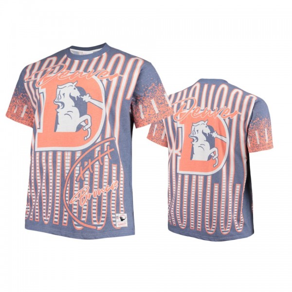 Denver Broncos Navy Jumbotron T-Shirt