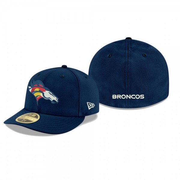 Denver Broncos Navy Omaha Low Profile 59FIFTY Hat