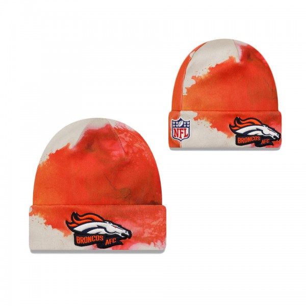Men's Denver Broncos Orange 2022 Sideline Ink Dye ...