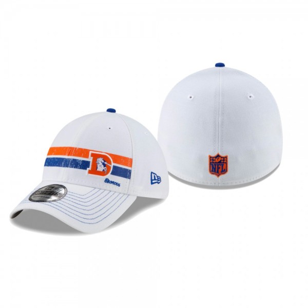 Denver Broncos White Polar Historic 39THIRTY Hat