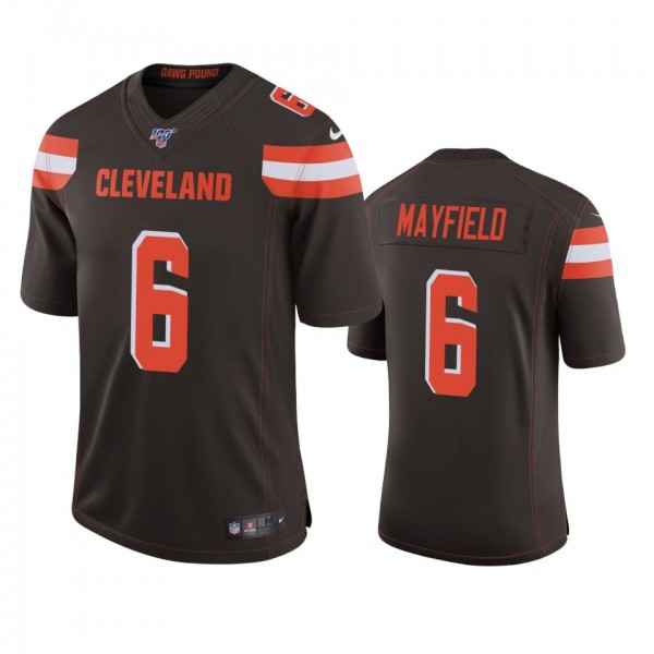 Cleveland Browns Baker Mayfield Brown 100th Season...