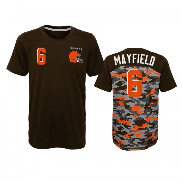 Cleveland Browns Baker Mayfield Outerstuff Camo Br...