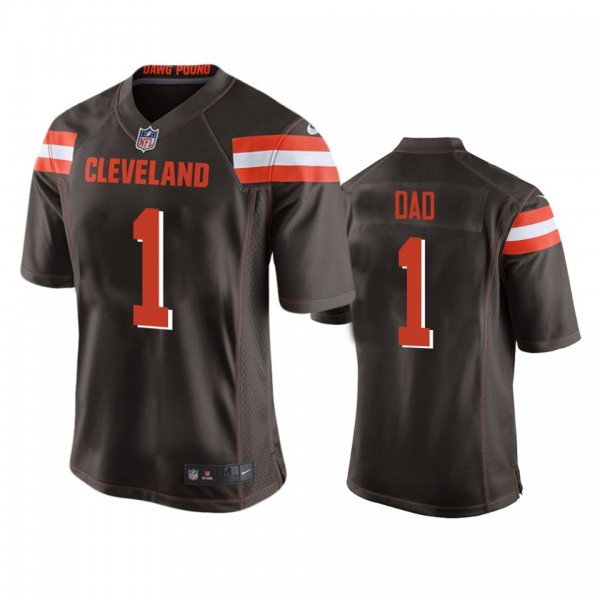 Cleveland Browns Brown 2019 Father's Day #1 Dad Ga...
