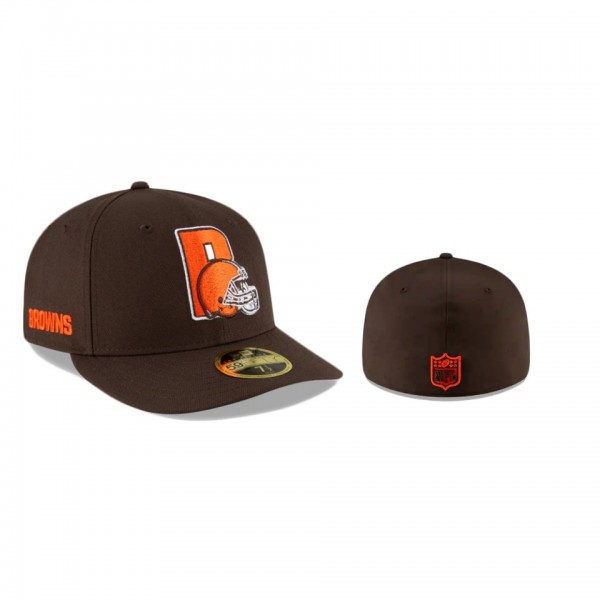 Cleveland Browns Brown Logo Mix Low Profile 59Fift...
