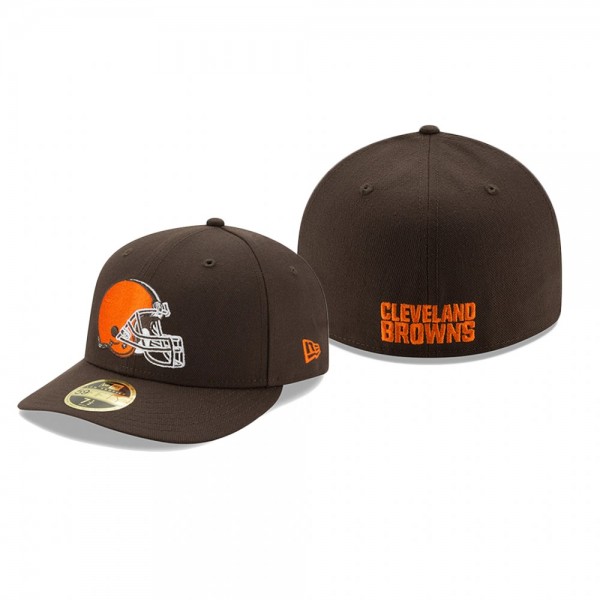 Cleveland Browns Brown Omaha Low Profile 59FIFTY S...