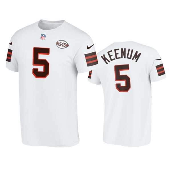 Cleveland Browns Case Keenum White 1946 Collection...