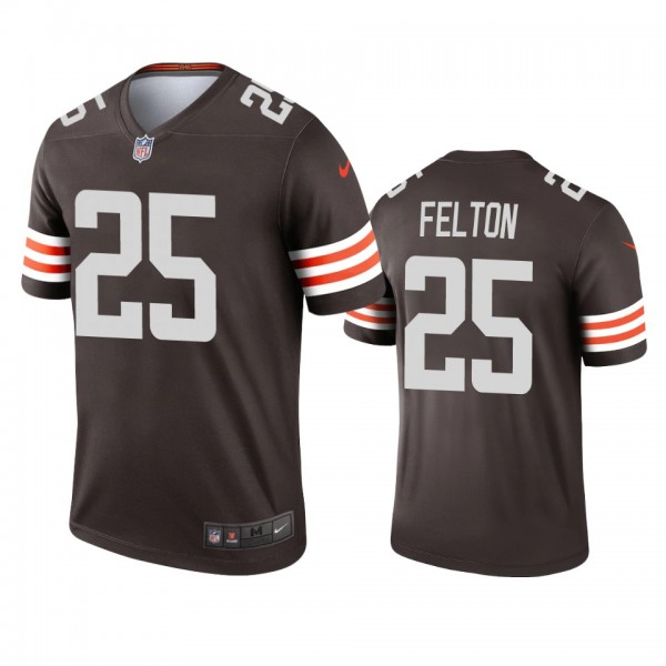Cleveland Browns Demetric Felton Brown Legend Jers...