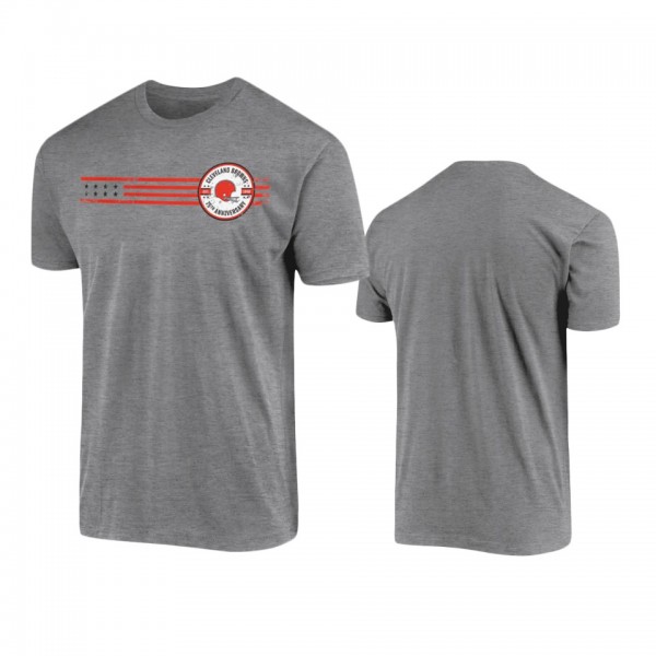 Cleveland Browns Gray 75th Anniversary T-Shirt