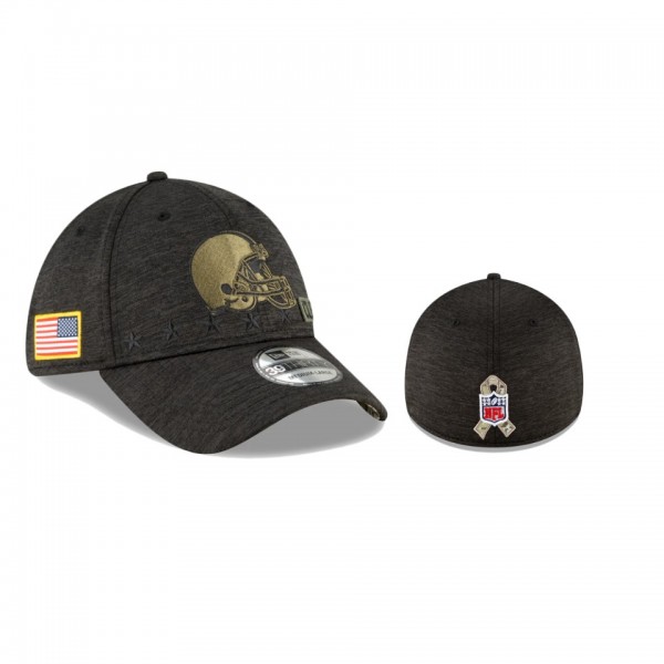 Cleveland Browns Heather Black 2020 Salute to Serv...