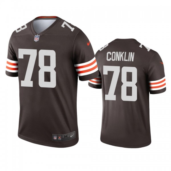 Cleveland Browns Jack Conklin Brown Legend Jersey ...