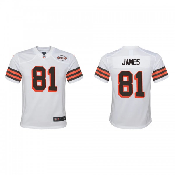 Youth Cleveland Browns Jesse James White 1946 Coll...