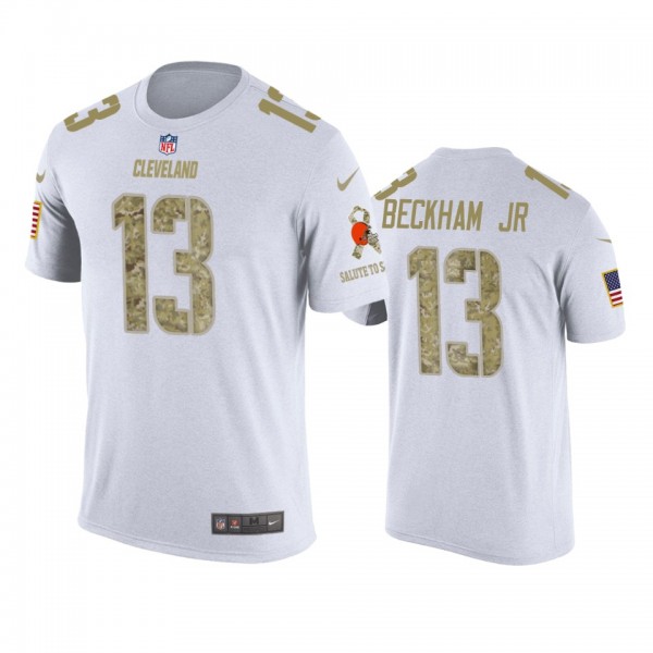 Cleveland Browns Odell Beckham Jr. White Salute to...