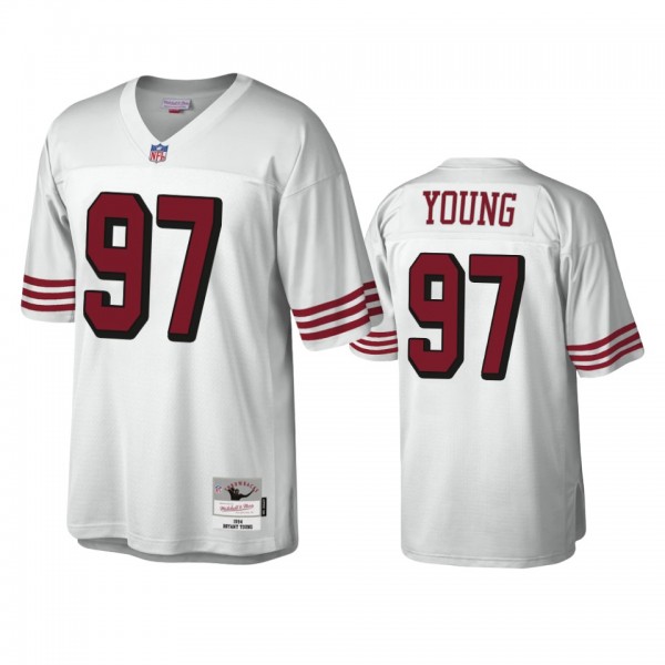 San Francisco 49ers Bryant Young 1994 White Legacy...