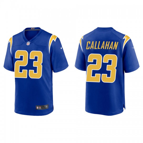 Men's Los Angeles Chargers Bryce Callahan Royal Alternate Game Jersey