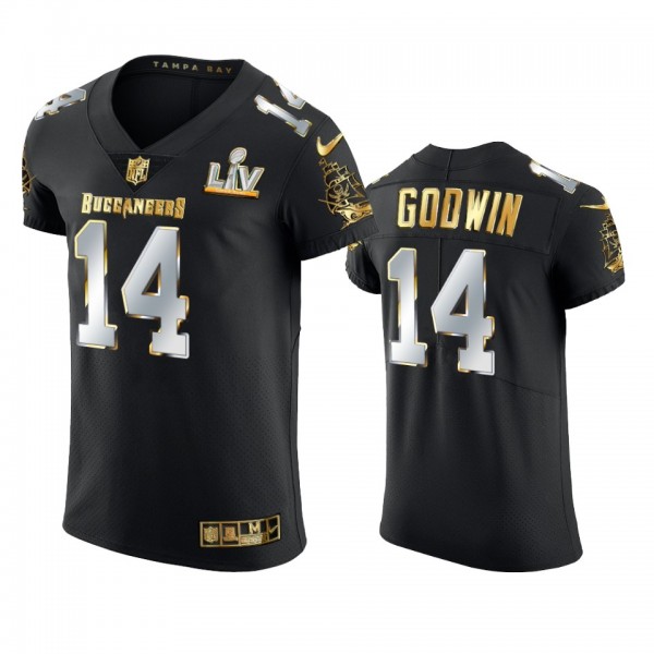 Chris Godwin Buccaneers Black Super Bowl LV Golden...